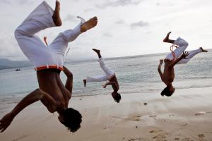 Capoeira Practice on Dili Beach, Timor-Leste - United Nations Flickr Photostream