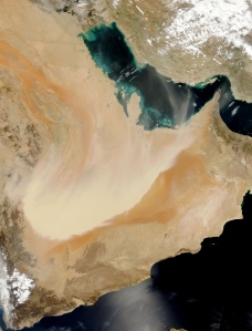 'Dust storm in Saudi Arabia' by NASA Goddard Space Flight Center on Flickr