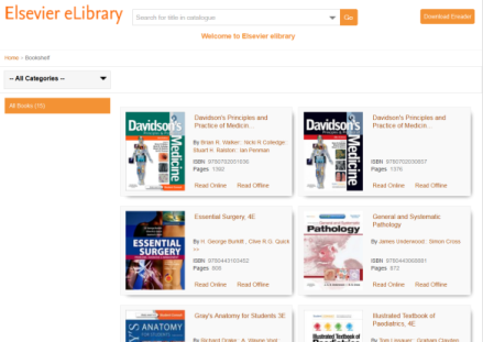 eElsevier elibrary