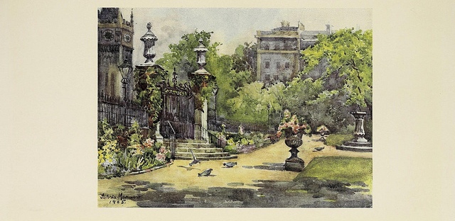 Picture of a London park from the BioDiverty Heritage Library's collection on Flickr